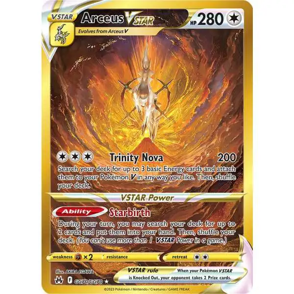 rare arceus pokemon card Trading Game Platinum Holo Arceus [Lightning] AR6 Colorless Power Edge (130) Weakness Fighting ×2 Resistance None None Retreat Cost Arceus V - SWSH204 SWSH204/307