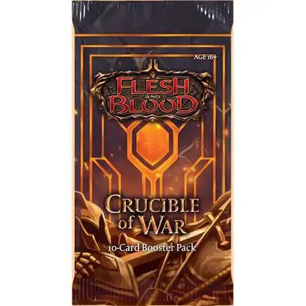 Flesh and Blood Trading Card Game Crucible of War (1st Edition {Alpha}) Booster Pack [10 Cards]