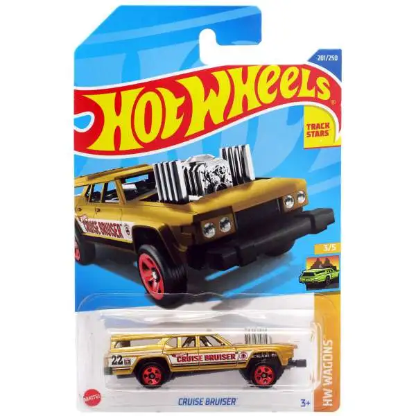 Hot Wheels HW Wagons Cruise Bruiser Diecast Car #3/5 [Gold]