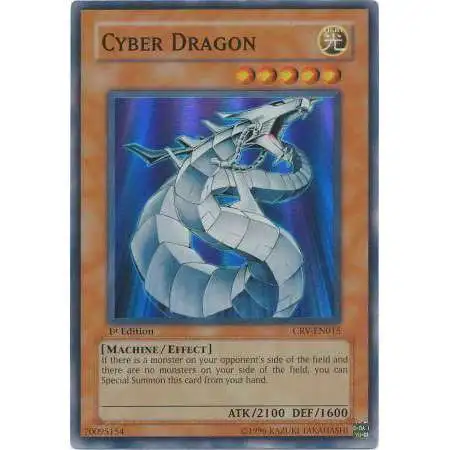 YuGiOh Cybernetic Revolution Super Rare Cyber Dragon CRV-EN015