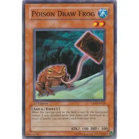 YuGiOh Cybernetic Revolution Common Poison Draw Frog CRV-EN028
