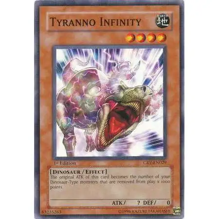 YuGiOh Cybernetic Revolution Common Tyranno Infinity CRV-EN029