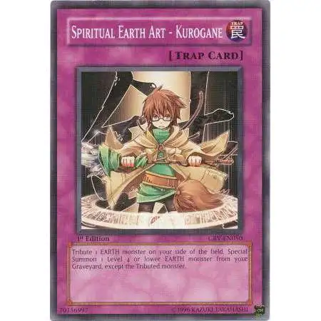 YuGiOh Cybernetic Revolution Common Spiritual Earth Art - Kurogane CRV-EN050