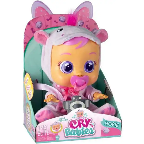 Cry Babies Dressy Tina 12 Baby Doll and Magic Tears Icy World Dino Pack