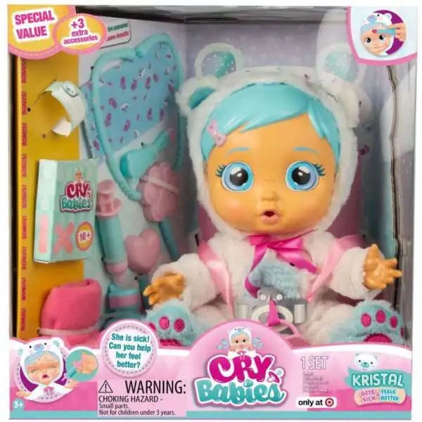 Cry Babies Kristal Exclusive Deluxe Doll [3 Extra Accessories, Damaged Package]
