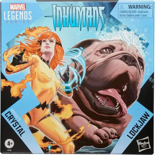 Inhumans Marvel Legends Crystal & Lockjaw Action Figure 2-Pack