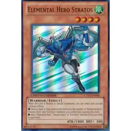YuGiOh YuGiOh 5D's 2010 Collector Tin Super Rare Elemental Hero Stratos CT07-EN006