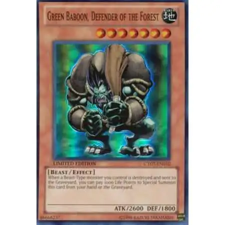 YuGiOh YuGiOh 5D's 2010 Collector Tin Super Rare Green Baboon, Defender of the Forest CT07-EN010