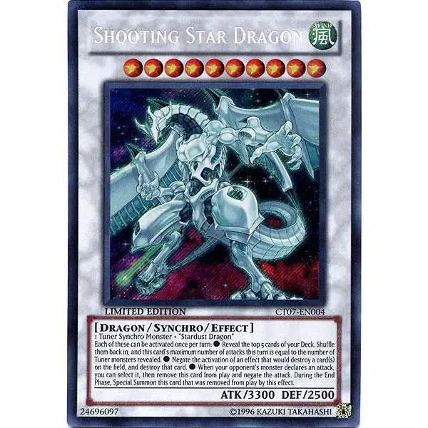 YuGiOh YuGiOh 5D's 2010 Collector Tin Secret Rare Shooting Star Dragon CT07-EN004