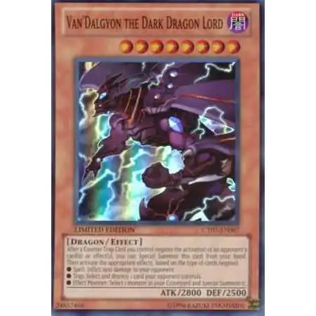 YuGiOh YuGiOh 5D's 2010 Collector Tin Super Rare Van'Dalgyon the Dark Dragon Lord CT07-EN007