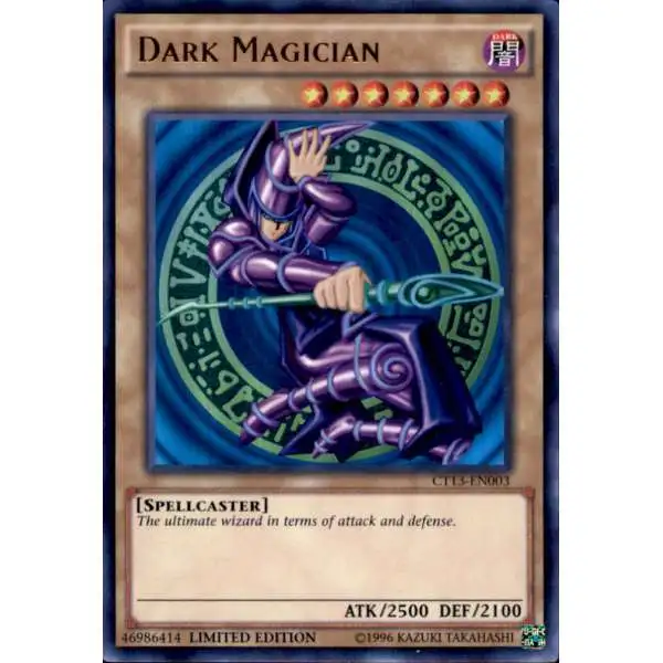 YuGiOh 2016 Mega-Tin Mega Pack Ultra Rare Dark Magician CT13-EN003 [Yugi Tin]