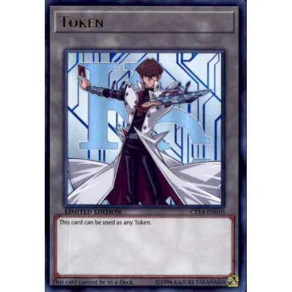 YuGiOh 2017 Mega Pack UltraRare Seto Kaiba Token CT14-EN010