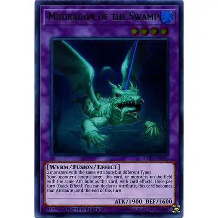 YuGiOh 2018 Mega-Tin Mega Pack Ultra Rare Mudragon of the Swamp CT15-EN005