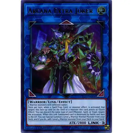 YuGiOh 2018 Mega-Tins Mega Pack Ultra Rare Arcana Extra Joker CT15-EN006