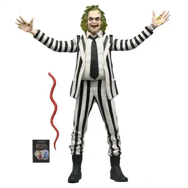 NECA Beetlejuice Action Figure [Black & White Striped Suit] (Pre-Order ships October)