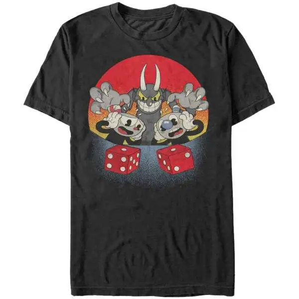 Cuphead Snake Eyes T-Shirt [Medium]