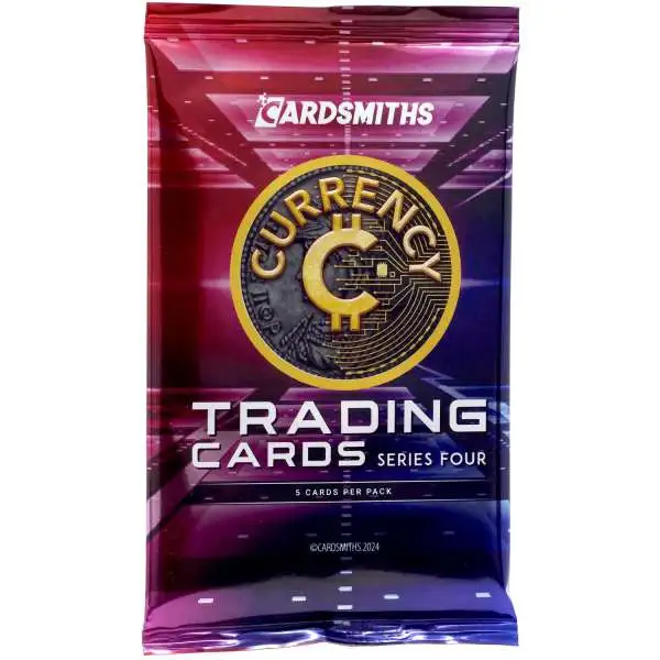 Currency Series 4 Trading Card Pack [5 Cards]