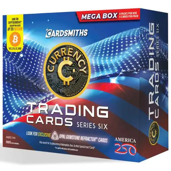 Currency Series 6 America250 Edition Trading Card MEGA Box [8 Packs] (Pre-Order ships January)