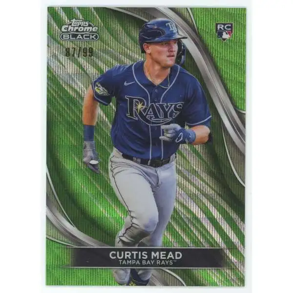 MLB 2024 Topps Chrome Black 87/99 Curtis Mead #27 [Rookie]