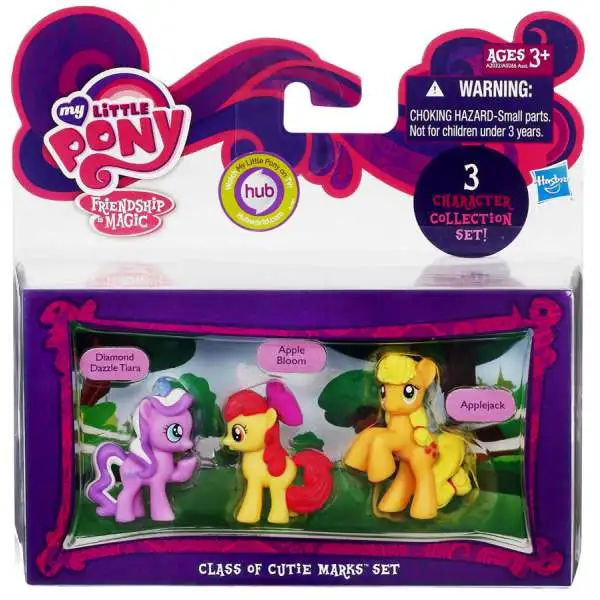 My Little Pony Friendship is Magic Character Collection Sets Class of Cutie Marks Figure Set [Damaged Package]