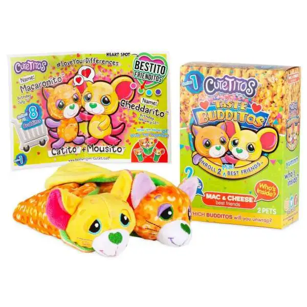 Cutetitos Taste Budditos Series 1 Mac & Cheese Mystery 2-Pack