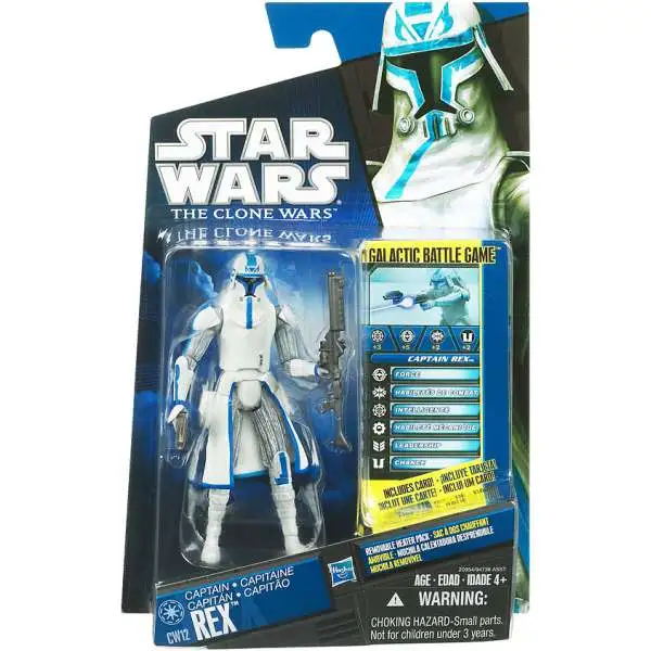 Star Wars Clone Wars 2010 Rex Action Figure CW12 [Cold Weather Gear]