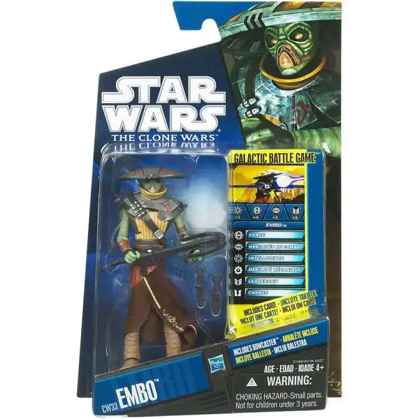 スターウォーズ　クローンウォーズ　エンボ　3.75 Star Wars Clone Wars 2010 Embo 3.75 Action Figure CW33 Hasbro - ToyWiz