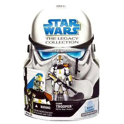 Star Wars Clone Wars 2008 Legacy Collection Droid Factory Clone Trooper Action Figure BD29 [327th Star Corps]