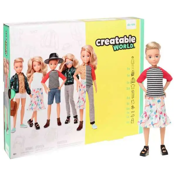 Creatable World Blonde Wavy Hair Deluxe Character Kit DC-414