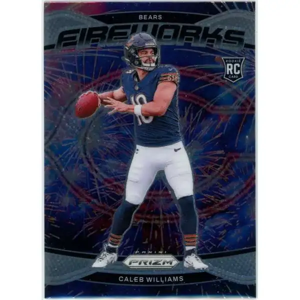 NFL 2024 Panini Prizm Football Fireworks Caleb Williams #25 [Rookie]