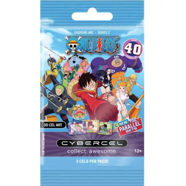 One Piece Series 2 (Egghead Arc) Trading Card Pack [3 Cels]