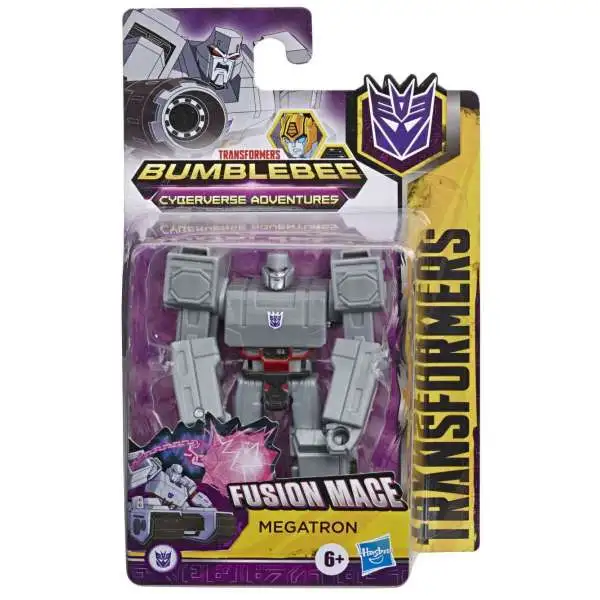 Transformers Bumblebee Cyberverse Adventures Action Attackers Megatron Scout Action Figure [Fusion Mace]