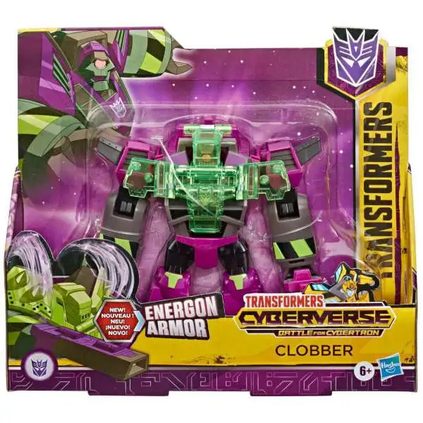Transformers Cyberverse Battle for Cybertron Clobber Ultra Action Figure [Energon Armor]