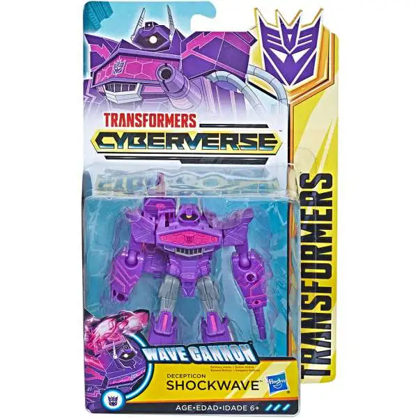 Transformers Bumblebee Cyberverse Adventures Shockwave Warrior Action Figure