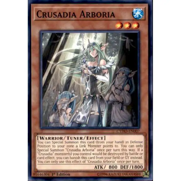 YuGiOh Cybernetic Horizon Common Crusadia Arboria CYHO-EN007