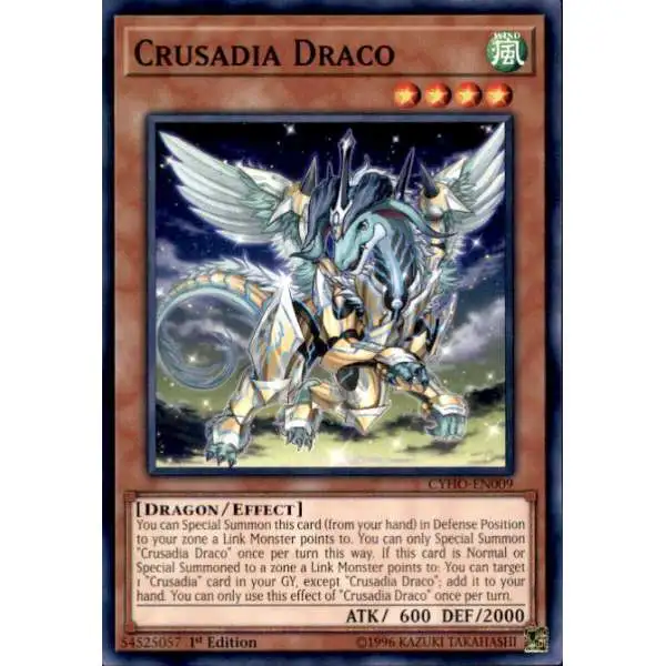 YuGiOh Cybernetic Horizon Common Crusadia Draco CYHO-EN009