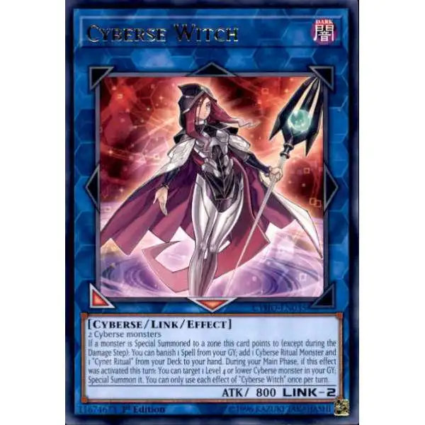 YuGiOh Cybernetic Horizon Rare Cyberse Witch CYHO-EN035