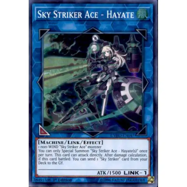 YuGiOh Cybernetic Horizon Super Rare Sky Striker Ace - Hayate CYHO-EN047