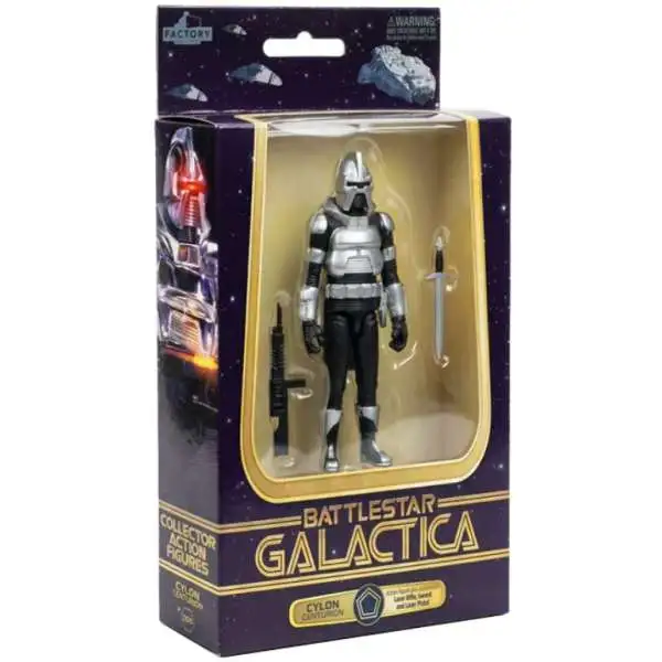 Battlestar Galactica Series 1 Cylon Centurion Action Figure [Silver] (Pre-Order ships October)