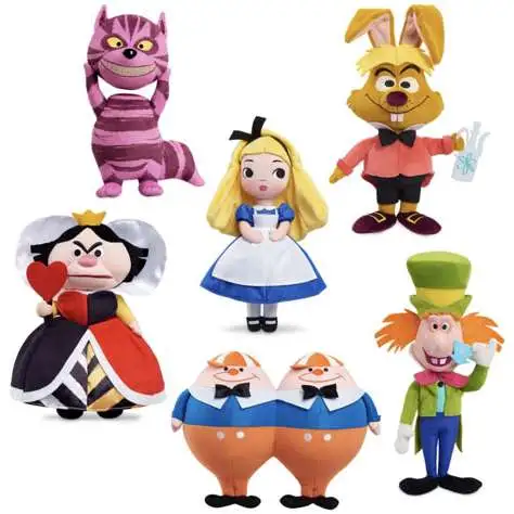 Disney 70th Anniversary Alice in Wonderland Exclusive 11-Inch Plush Set