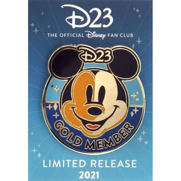 Disney Twenty Three D23 Gold Member Exclusive 1.5-Inch Pin