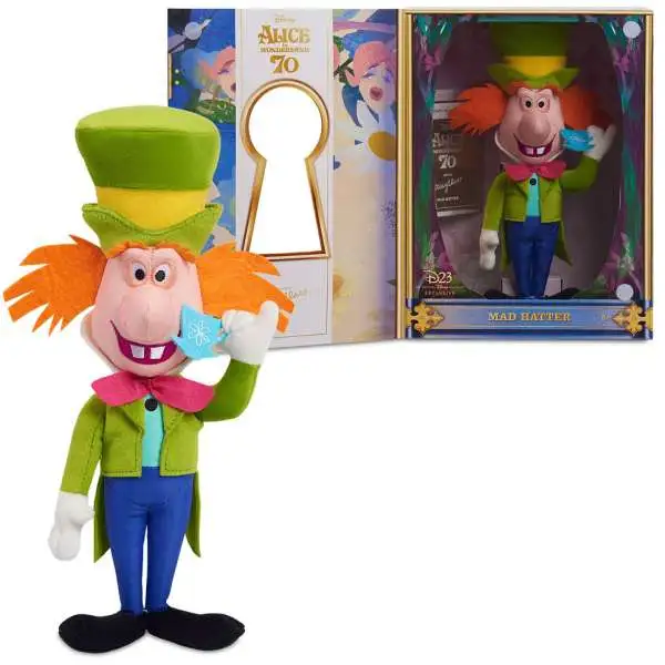 Disney Alice in Wonderland 70th Anniversary Mad Hatter Exclusive 12-Inch Plush [by Mary Blair]