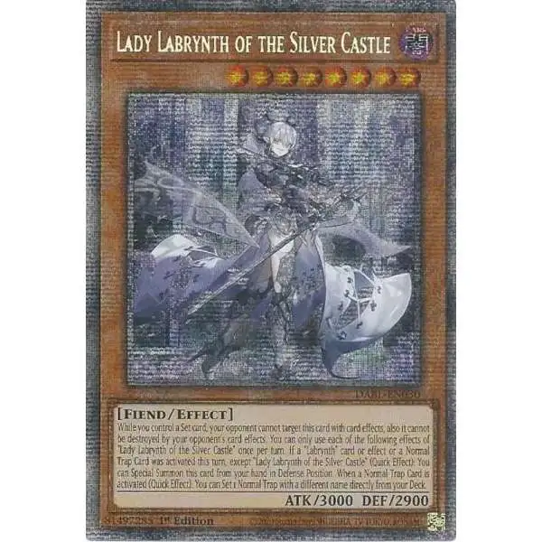YuGiOh Darkwing Blast Starlight Rare Lady Labrynth of the Silver Castle DABL-EN030