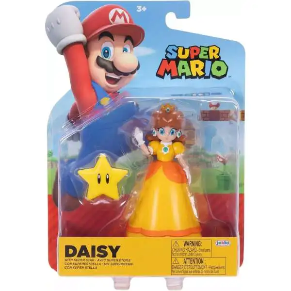 World of Nintendo Super Mario Daisy Action Figure [with Super Star]