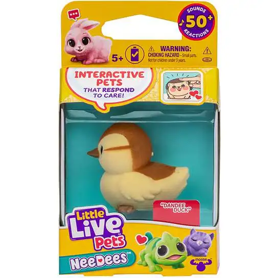 Little Live Pets NeeDees Dandee Duck Wearable Interactive Figure Pack