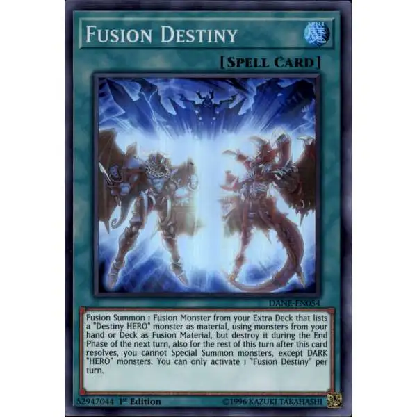 YuGiOh Dark Neostorm Super Rare Fusion Destiny DANE-EN054