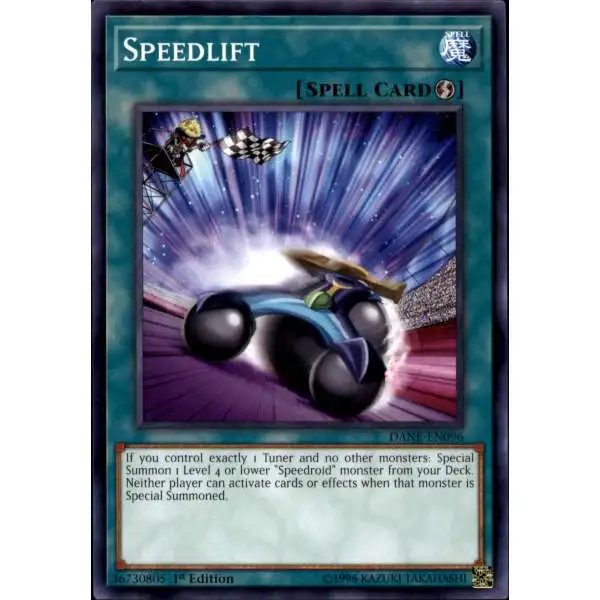 YuGiOh Dark Neostorm Common Speedlift DANE-EN096