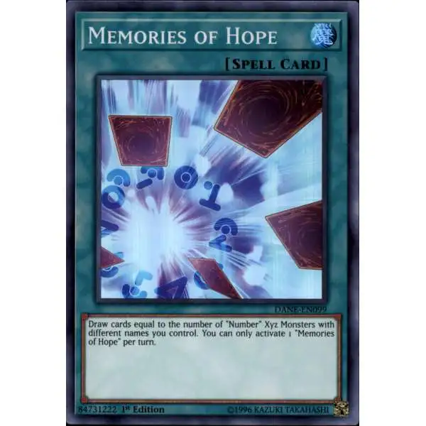 YuGiOh Dark Neostorm Super Rare Memories of Hope DANE-EN099