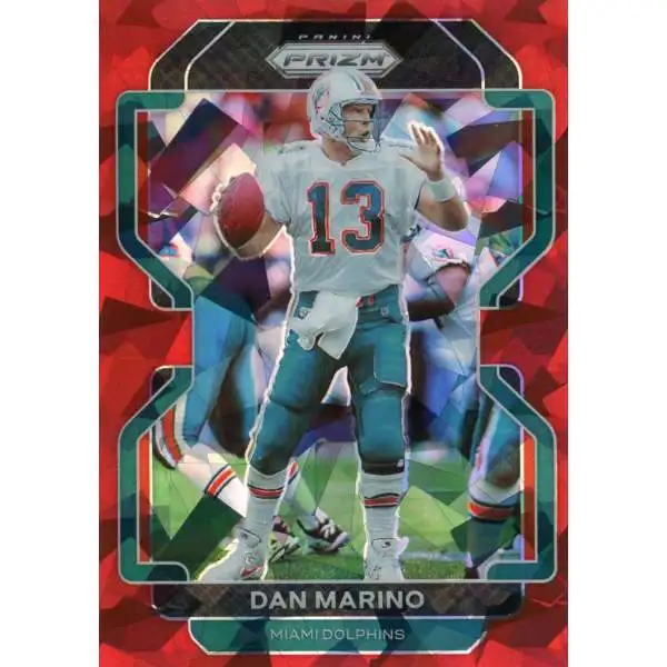NFL 2021 Panini Prizm Red Cracked Ice Dan Marino #112