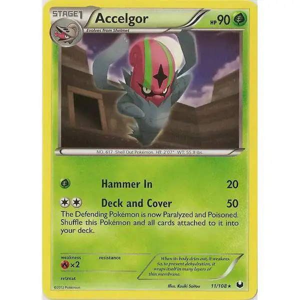 Pokemon Trading Card Game Black & White Dark Explorers Rare Accelgor #11